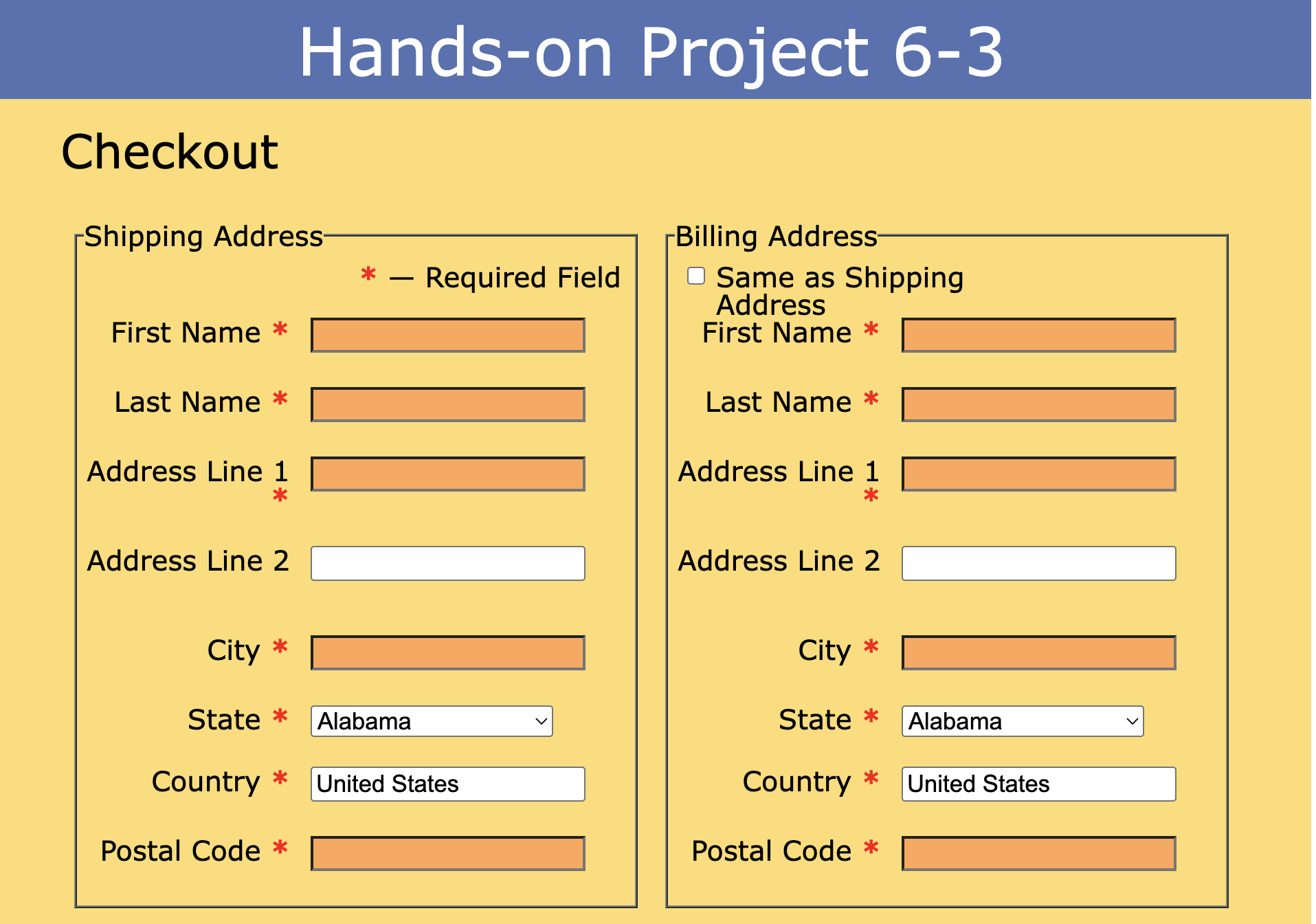 Project 6-3 Preview