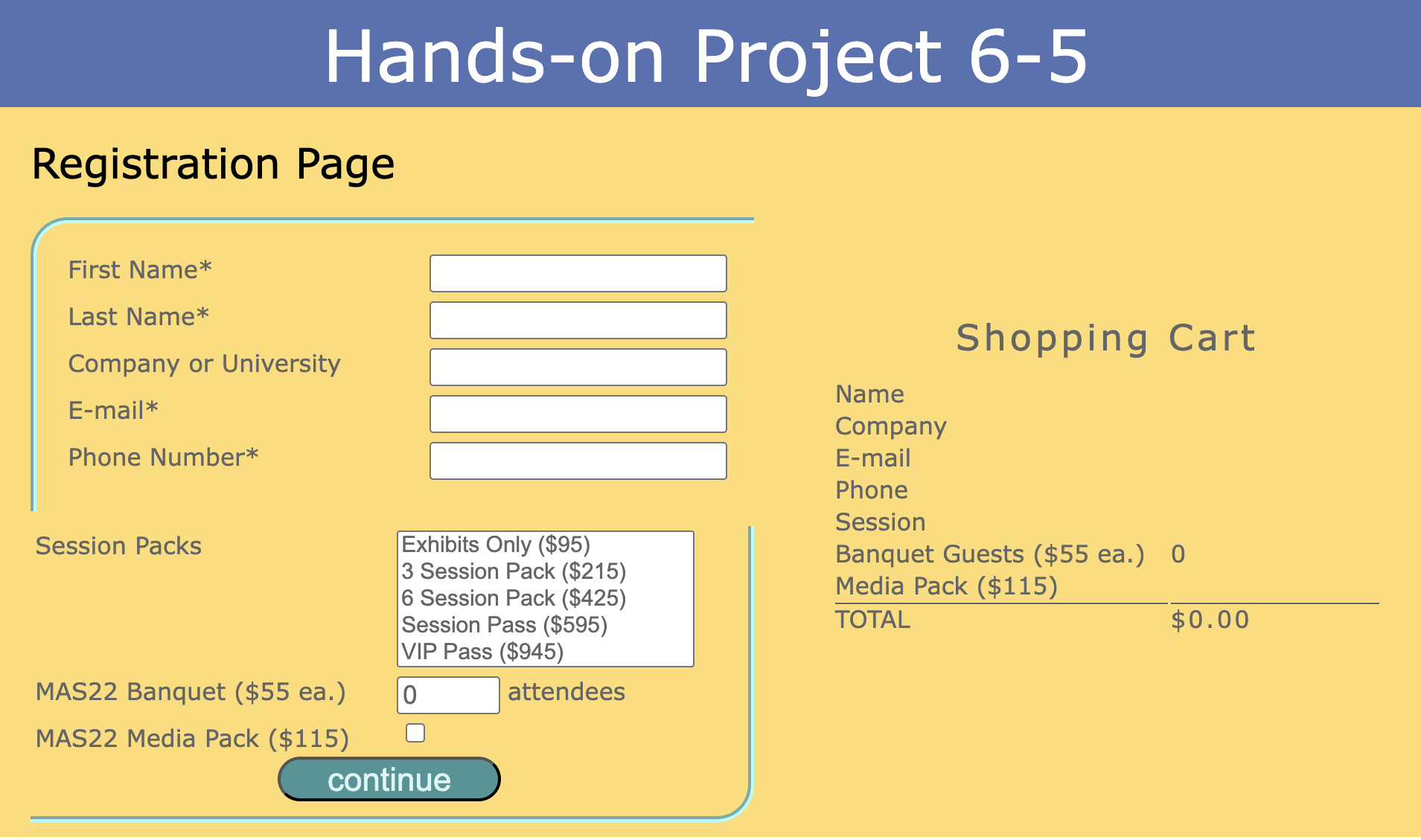 Project 6-5 Preview